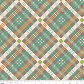 FARMER'S DAUGHTER 107/108" WIDE BACK PLAID RUSTIC