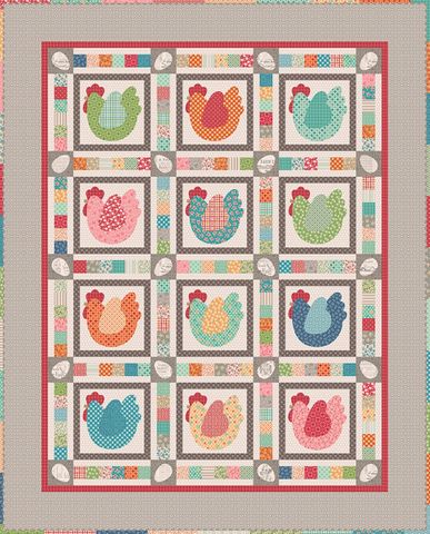 FARMER'S DAUGHTER DIGITALLY PRINTED THE HEN HOUSE