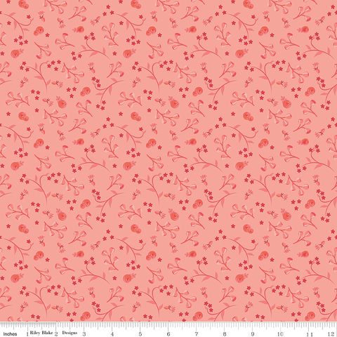 FRONT PORCH FLORAL CORAL