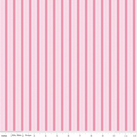 HYDRANGEAS IN THE GARDEN STRIPES PINK PEARL