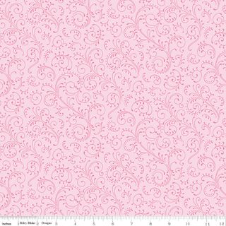 HYDRANGEAS IN THE GARDEN SCROLLS PINK PEARL
