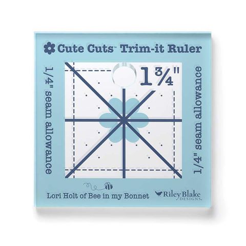 LORI HOLT CUTE CUTS TRIM-IT RULER 1 3/4" X 1 3/4"