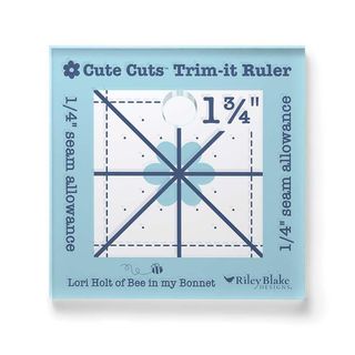LORI HOLT CUTE CUTS TRIM-IT RULER 1 3/4" X 1 3/4"