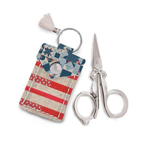 LEATHER SCISSOR POUCH INDEPENDENCE
