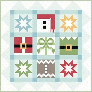 MELISSA MORTENSON FESTIVE FRIENDS QUILT PATTERN