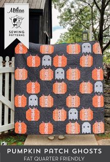 MELISSA MORTENSON PUMPKIN PATCH GHOSTS QUILT PATTE