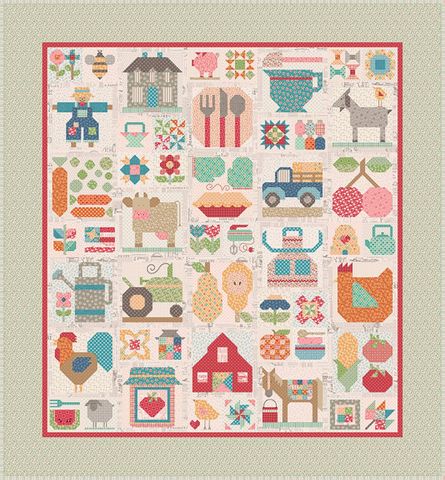 FARMER'S DAUGHTER FARM FRESH SEW ALONG QUILT KIT