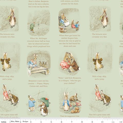 PETER RABBIT & BENJAMIN BUNNYSTORY TIME GREEN