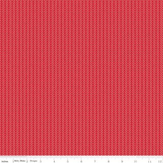 RADIANT RUBY HERRINGBONE SCHOOLHOUSE