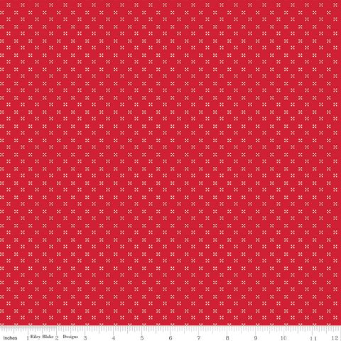 RADIANT RUBY DOTS SCHOOLHOUSE