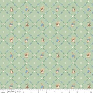 PETER RABBIT & BENJAMIN BUNNYLATTICE GREEN