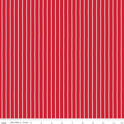 RADIANT RUBY STRIPE SCHOOLHOUSE