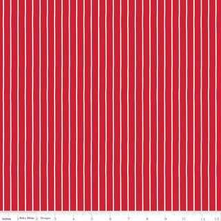 RADIANT RUBY STRIPE SCHOOLHOUSE