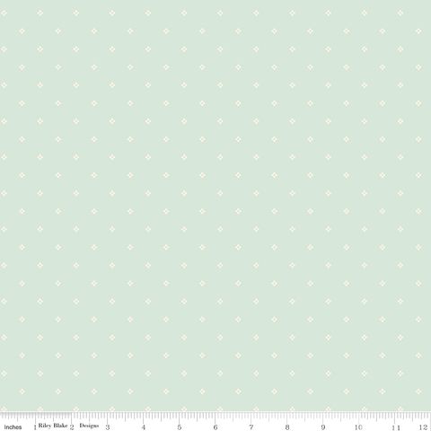 ROSE & VIOLET'S BOUQUET DES FLEURS DOTS MINT