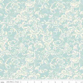 ROSE & VIOLET'S BOUQUET DES FLEURS LACE BLUE