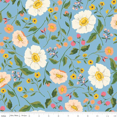 VIRGINIA ROSE MAIN BLUE