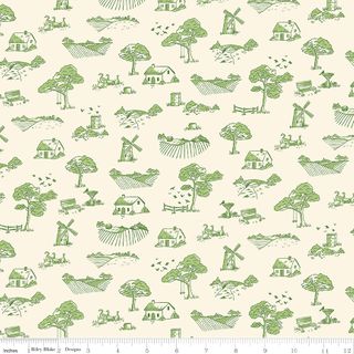 VIRGINIA ROSE TOILE GREEN