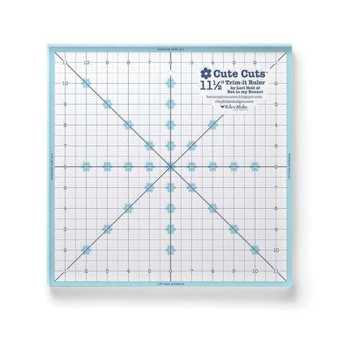LORI HOLT CUTE CUTS TRIM-IT RULER 11 1/2" X 11 1/2