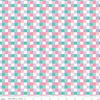 PATCHWORK CHECKS PURPLE