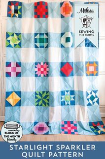 MELISSA MORTENSON STARLIGHT SPARKLER QUILT PATTERN
