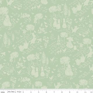 PETER RABBIT & BENJAMIN BUNNYTONAL GARDEN GREEN