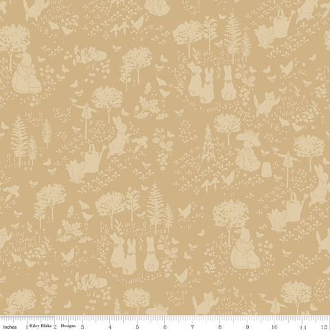 PETER RABBIT & BENJAMIN BUNNYTONAL GARDEN TAN
