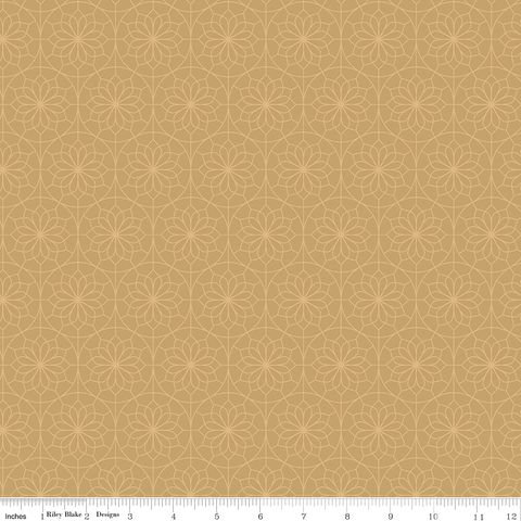 A SPOONFUL OF SUGAR LACE PARASOL MUSTARD