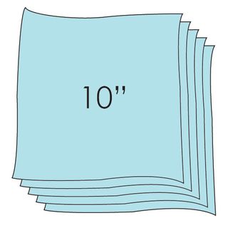 BLUE BLOOMS &THREADS 10" STACK42 PCS