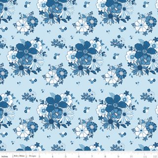 BLUE BLOOMS & THREADS  MAIN BLUE