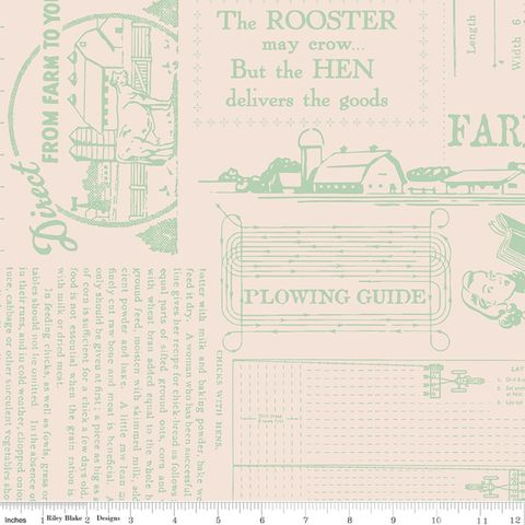 FARMER'S DAUGHTER 107/108" WIDE BACK FARM LIFE SAG