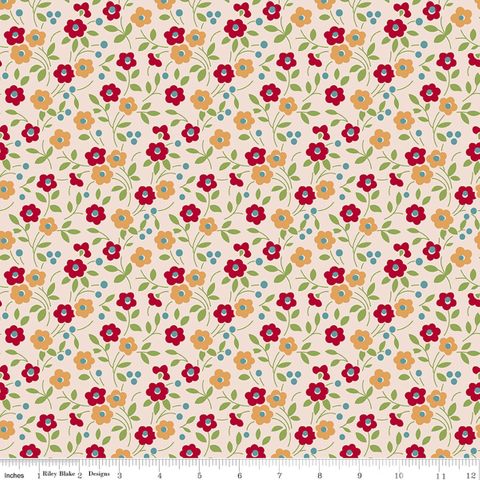 FARMER'S DAUGHTER 107/108" WIDE BACK FLORAL JAZZBE