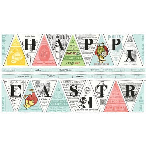 EGG HUNT 23 1/2" X 43 1/2" HAPPY EASTER BUNTING PA