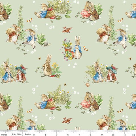 PETER RABBIT & BENJAMIN BUNNYMAIN GREEN