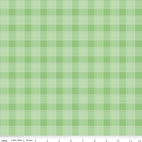 EGG HUNT PLAID GREEN
