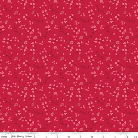 FRONT PORCH FLORAL RED