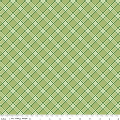 FRONT PORCH PLAID GREEN