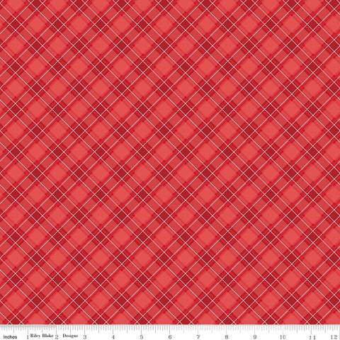 FRONT PORCH PLAID RED
