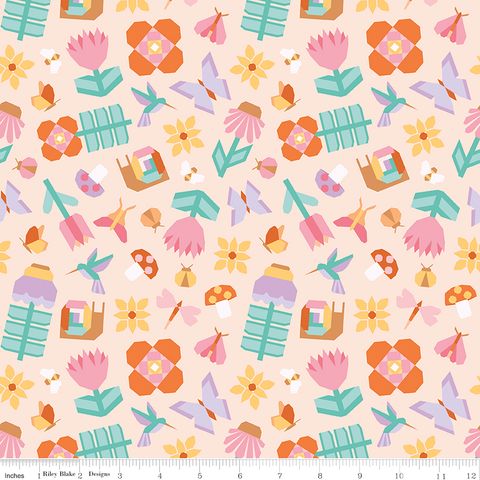 PATCHWORK MAIN PEACH
