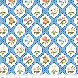 VIRGINIA ROSE WALLFLOWER BLUE