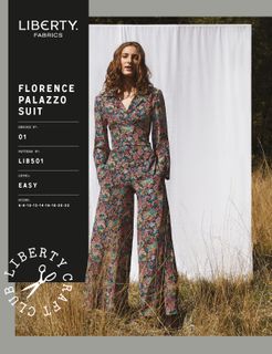 PATTERN FLORENCE PALAZZO SUIT