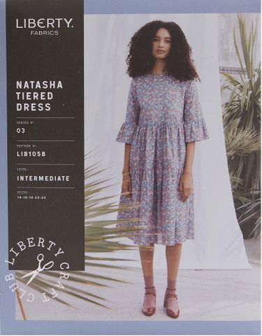 PATTERN NATASHA TIERED DRESS (14-22)