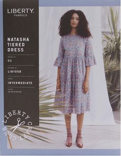 PATTERN NATASHA TIERED DRESS (14-22)