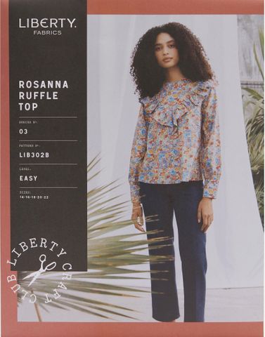 PATTERN ROSANNA RUFFLE TOP 14-22