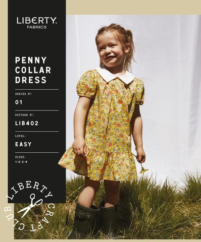 PATTERN PENNY COLLAR DRESS