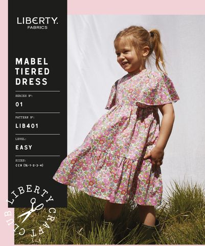 PATTERN MABEL TIERED DRESS