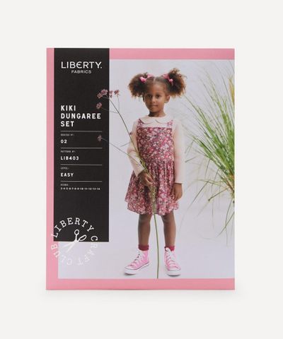 PATTERN KIKI DUNGAREE SET AGE 3-6 & 7-14