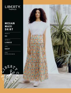 PATTERN MEGAN MAXI SKIRT