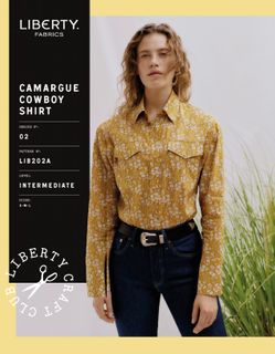 PATTERN CAMARGUE COWBOY SHIRT S,M,L