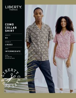 PATTERN COMO COLLAR SHIRT