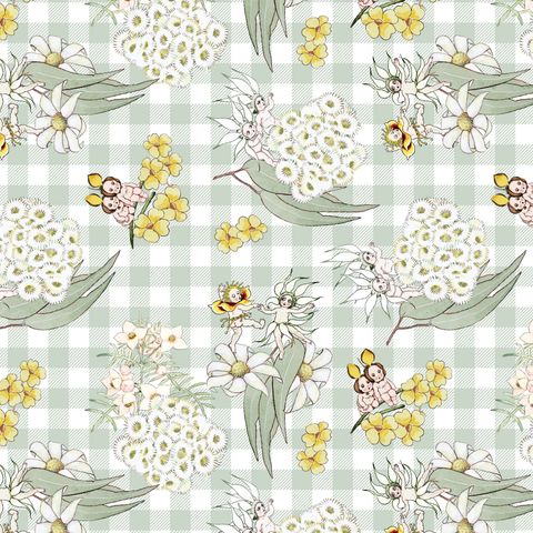 MAY GIBBS GARDEN PLAYTIME DUCK CLOTH